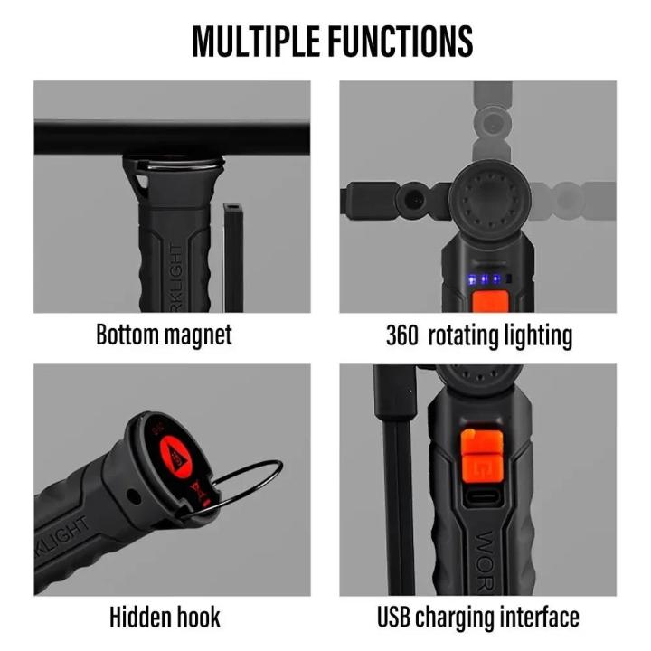 Luxury%20Rechargeable%20LED%20Work%20Light%20Camping%20Flashlight%20Rotatable%20Head%20with%204%20Lighting%20Modes%20With%20Magnet%20Waterproof%20Emergency%20Lighting%20-%20Image%205