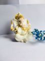 Jenisha 🙏=14 CM Lord Ganesh Bhagwan White Marble Showpiece / God Figure / Statue / Gift Item. 