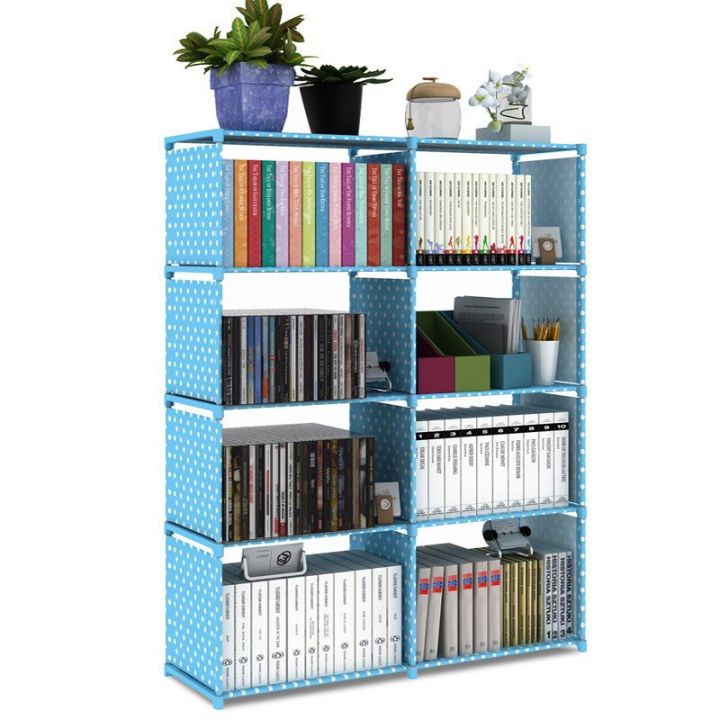 Bookshelf Storage Shelve, Book Rack for Books Storage Organizer(8-Cubes)