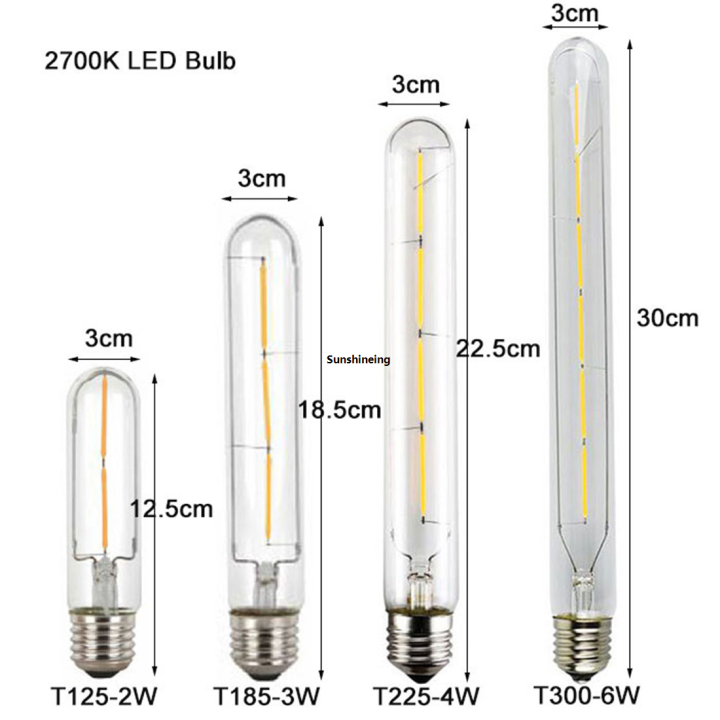 Light room, bedroom living room, incandescent lamp vintage T185T125 ...