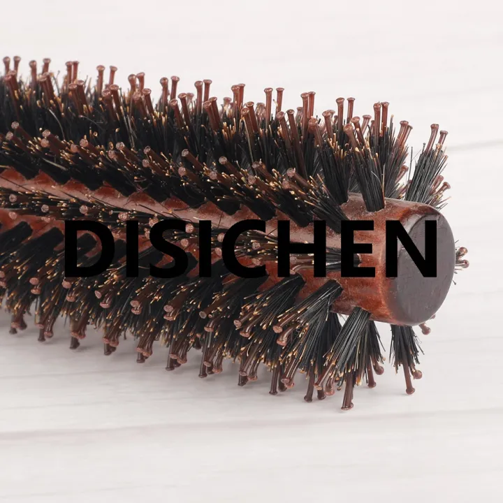 DISICHEN%206%20Style%20Natural%20Boar%20Bristle%20Hair%20Round%20Brush%20Wood%20Handle%20Round%20Barrel%20Hair%20Comb%20Hair%20Roller%20Brush%20Hairdressing%20Styling%20Tools%20Affordable%20-%20Image%202