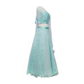 Sky Blue Lehenga Set For Women. 