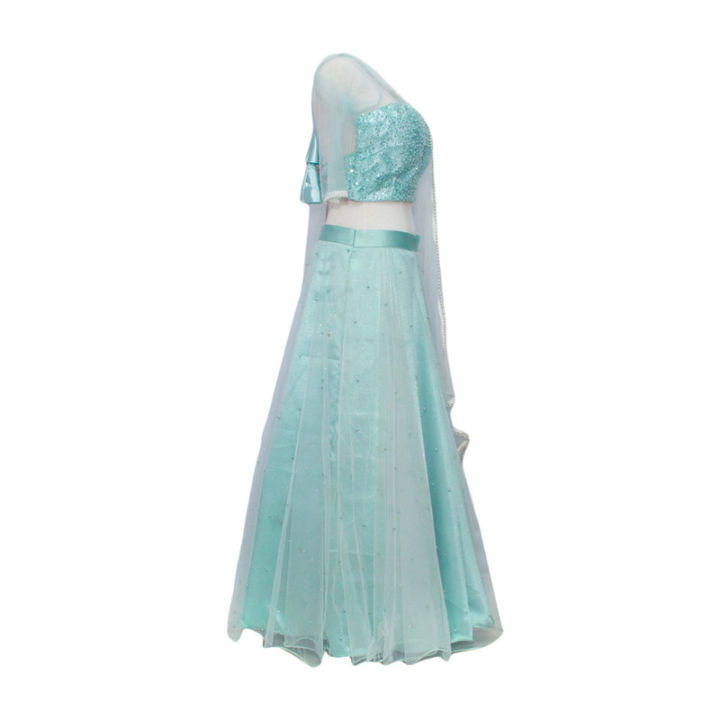 Sky%20Blue%20Lehenga%20Set%20For%20Women%20-%20Image%204