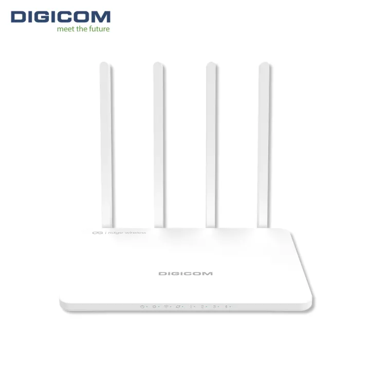DIGICOM DG-J14 300Mbps DSL Wireless-N Router - White | Daraz.com.np