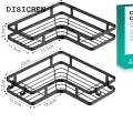 DISICHEN Fashion 1PCS Wall Mounted Shelf Triangle Waterproof Organiser Bathroom Kitchen Laundry Cosmetic Supplies Hole Free Home. 