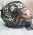 SMK Helmets Twister Captain Full Face Helmets. 