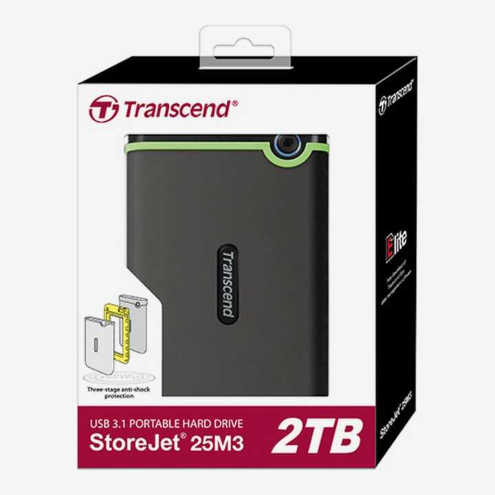 Transcend StoreJet USB 3.1 Gen 2 TB Portable Hard Drive