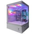 🔥 Vartex VT-70 White Gaming Cabinet – Premium Fish Tank RGB Case 🔥. 