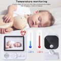 OUMERY 2.8inch LCD Video Baby Monitor 2.4G Wireless Security Baby Camera 2-Way Talk Night Vision Temperature Baby Cry Alarm. 