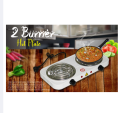 Double BurnerElectric Hot Plate Stove/ 2000wat 2 Years Warranty. 