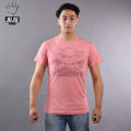 JUJU Wears Pink Colour Mountain Bike Printed Cotton Tshirt For Unisex. 