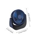 Cooling 3 Gear Wind Mini Portable Desk Fan Energy-Saving 360° Adjustable Handheld Turbo Fan Air Turbo Tech Mini Rechargeable Fan Home/Office. 
