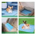 Comfortable Ice Silk Pet Cooling Mat Water Absorption Car Cat Sleeping Pad Keep Cooling Safe Material Dog Bed Summer. 