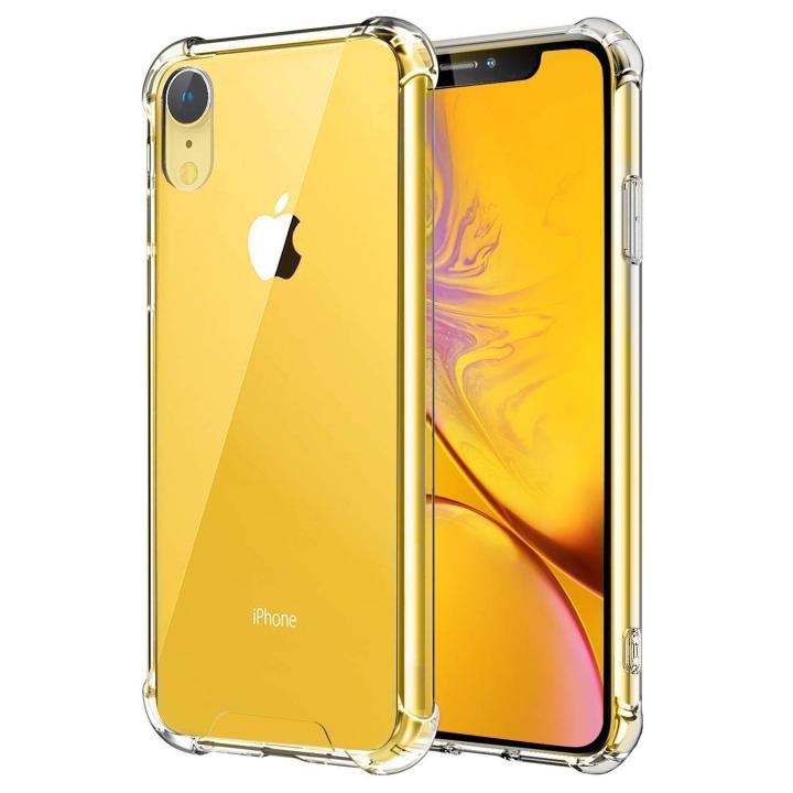 Soft Transparent Shockproof Hybrid Protection Back Case Cover for Apple iPhone XR