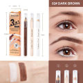 【HOT】 Eyebrow Contour Eyeliner Pencil Eyeshadow Lying Silkworm 3 IN 1 Kit Waterproof Matte Cream Nude Eye Makeup Pigment Concealer Pen. 