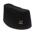 Nepali Black(Bhatgaule) Cap With Khukhri Batch Free. 
