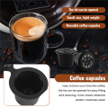 5 Reusable Capsules Refillable Coffee Capsule Filter. 