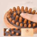 Elastic Airbag Scalp Massage Eliminate Local Fat Handheld Air Cushion Massager Comb Relaxation Tool Wood Gua Sha Brush. 