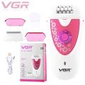 VGR V-722 Cordless Professional 2-in-1 Epilator & Shaver Wet & Dry Use. 
