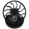 1PCS Portable Mini Solar Powered Fan Clip Climbing Cooling Fan Camps Wilderness Summer Hand Held Hat Cap Fan. 