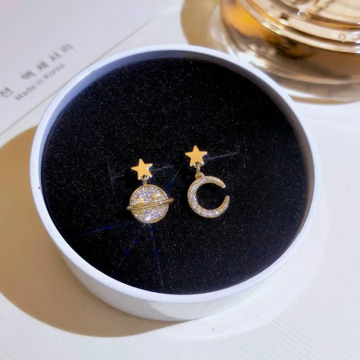 %E3%80%90Innovative%20Asymmetrical%20Star%20Moon%20Earrings%202023%20New%20Fashionable%20Small%20Fairy%20Style%20Women's%20Elegant%20Diamond%20Earrings%20-%20Image%203
