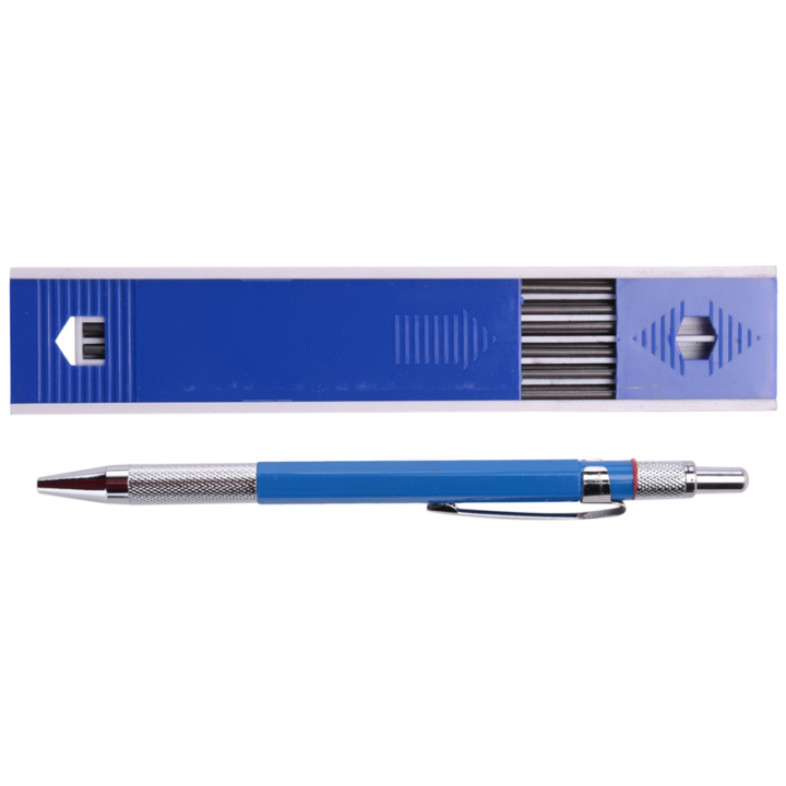 Welders Pencil with 6Pcs Round Refills, 2.0 mm for Pipe Fitter