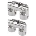(VDZI) 2pcs Rc Double Universal Joint Cardan Joint Gimbal Couplings with Screw - 6x6mm & 5x5mm. 