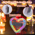 Heart Shaped RGB LED Flashing Light Module DIY Electronic Kit Water Lamp Soldering Project Practice for School Student. 