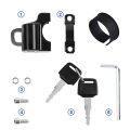 Multifunctional Motorcycle Helmet Lock for Bicycle Electric Scooter Security Lock Easy To Install Cycling Equipment. 
