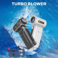 High Speed Brushless Fan 6000 Mah Battery Display Dust Blowing Handheld Air Blower Fan Portable Violent Fan Black. 