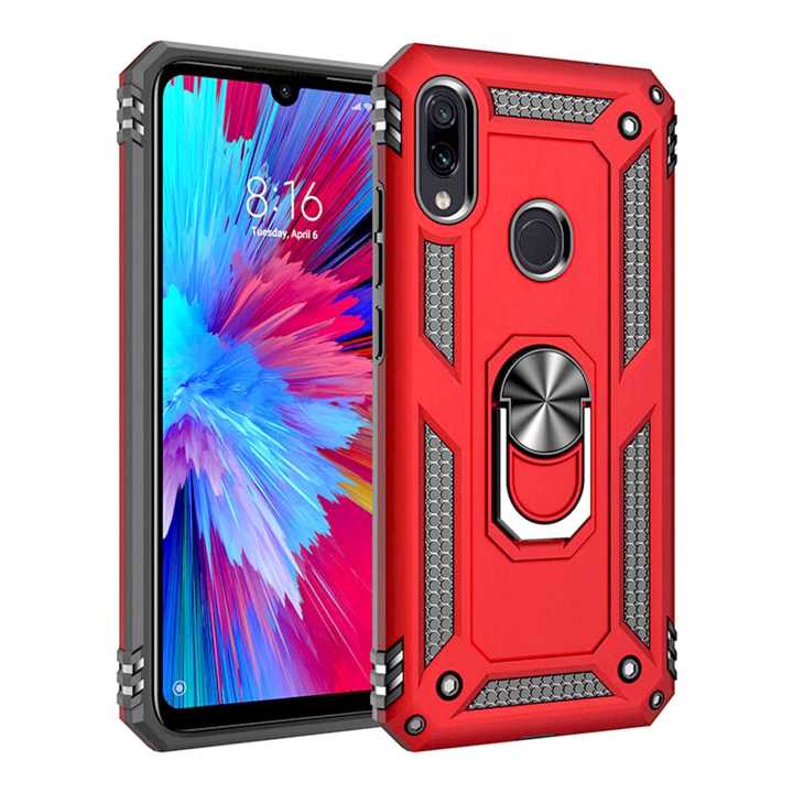 Lereach For Xiaomi Redmi Note Mobile Phone Case TUP+PC Hard Ring