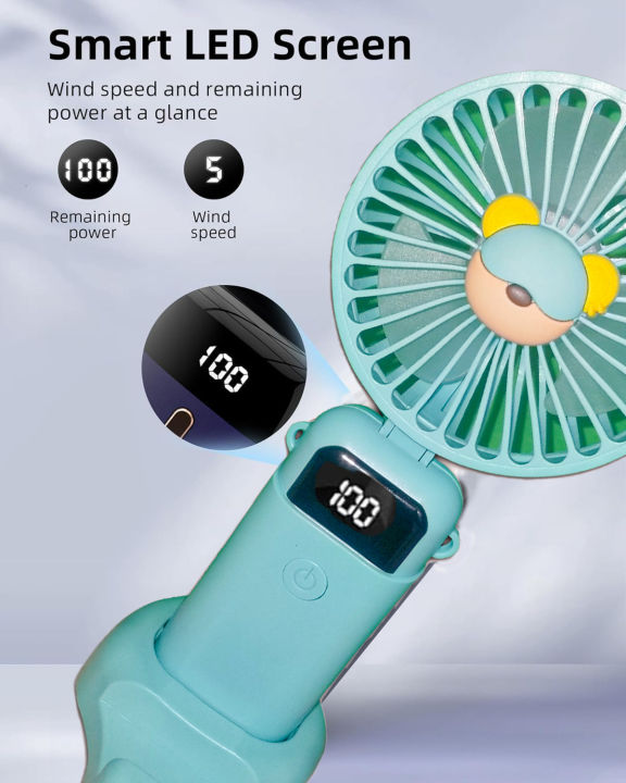 5%20Speed%20Mini%20Portable%20Fan%20With%20Digital%20Display%20Upto%205%20Hrs%20Backup%20-%20Image%206