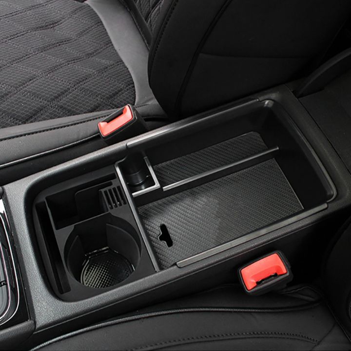 SRIWEN%20ABS%20Black%20Car%20Central%20Console%20Cup%20Holder%20Storage%20Box%20Armrest%20Box%20Organizer%20Cup%20Holder%20for%2017-19%20GT%20-%20Image%205
