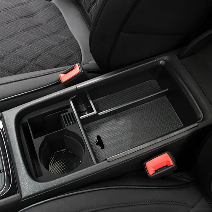 SRIWEN%20ABS%20Black%20Car%20Central%20Console%20Cup%20Holder%20Storage%20Box%20Armrest%20Box%20Organizer%20Cup%20Holder%20for%2017-19%20GT%20-%20Image%205