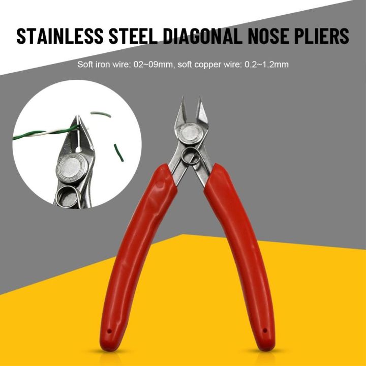 High Quality Stainless Steel Nipper Electronic Pliers Cable Stripper ...