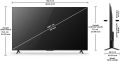 TCL  55 inches Bezel-Less Series 4K Ultra HD Smart LED Google TV 55P635 (Black). 
