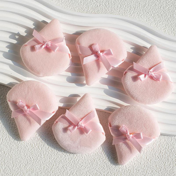 1/3/5pcs Ultra Soft Fluffy Powder Puff Washable Reusable Velour Face Body Powder Puff Loose Powder Puff Makeup Tool Cosmetics Natuo