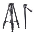 JMARY KP-2599 Professional 2-in-1 Camera Tripod & Monopod Stand | Hydraulic Fluid Head for Smooth Video | 360° Panoramic Shooting | Heavy Duty Aluminum Alloy for DSLR, Mirrorless & Mobile Phones. 