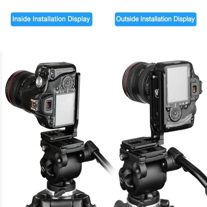 For%20Sony%20Fuji%20Dslr%20Universal%201/4%20Inch%20Screw%20Camera%20L%20Bracket%20Swiss%20Vertical%20Video%20L%20Plate%20-%20Image%206