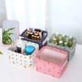 Pack Of 5pics Small Canvas Storage Bins Mini Cute Foldable Fabric Storage Basket Box for Kids Toys Storage Baskets. 