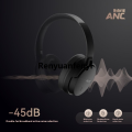 Renyuan New Eh500 Wireless Bluetooth 5.4 Headset Deep Active Noise Reduction Luxury Hi-Fi High Resolution Sound Quality Gaming Headphones. 