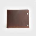 Handmade Minimalist Wallet for Men Short Mini Genuine Leather Small Cool Best Front Pocket Wallet for Men 8.5*10.2cm. 