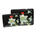 Set Of 2 Superware Black Orchid Tray. 