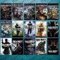 Call Of Duty Game Poster - All Call of Duty Games poster in order from 2003-2024 I Titles in the Call of Duty series Poster I Size 4inch x 6Inch I 25 Posters. 