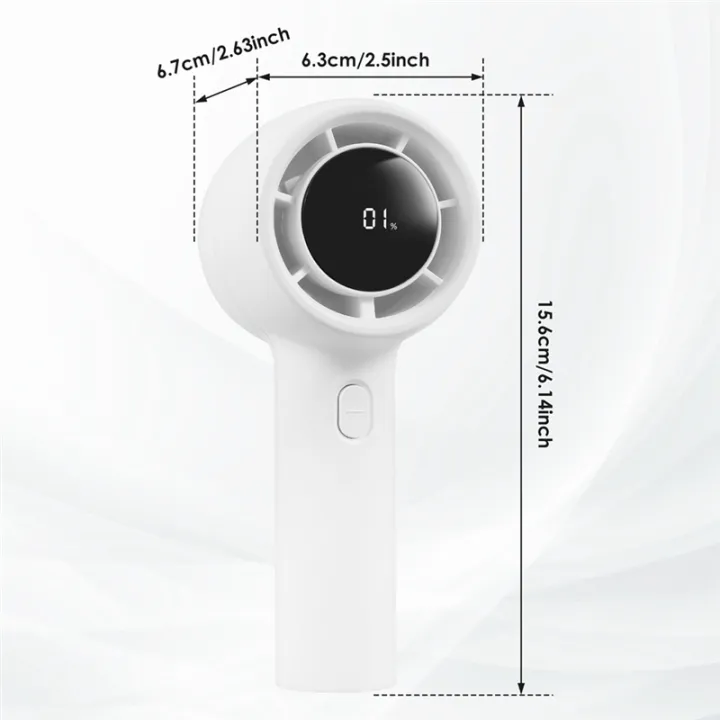 JAERBEE%20Handheld%20Portable%20High%20Wind%20Long-Lasting%20Desktop%20Silent%20Small%20Fan%203-Speed%20Charging%20Fan%20with%20Display%20-%20Image%202