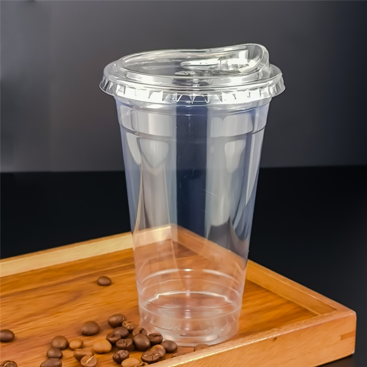 14oz%20Plastic%20Cup%20with%20Direct%20Drinking%20Lid%20Clear%20Disposable%20Cup%20Tasting%20-%20Image%207