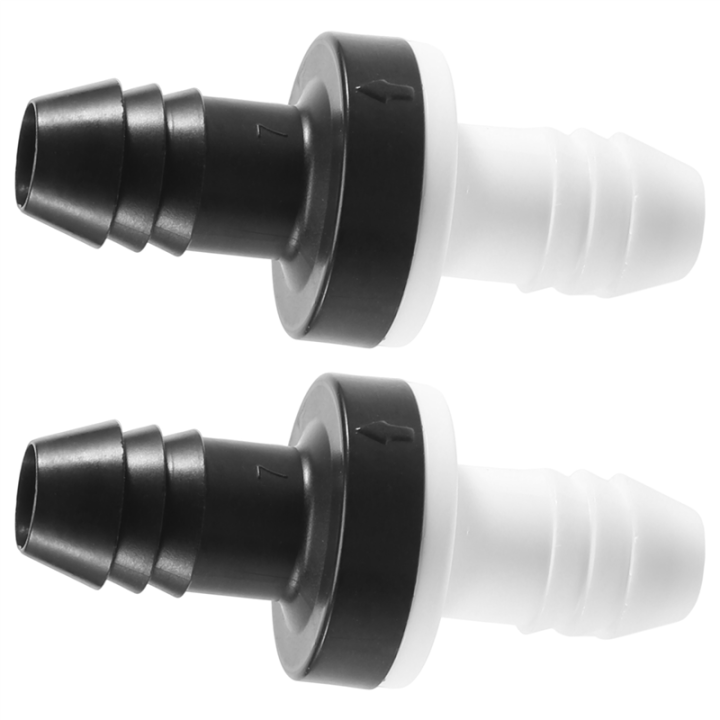 2Pcs 3/8 inch 10Mm Inline Abs One Way Water Non Return Check Valve For Fuel Gas Liquid Air