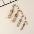2025 New 5pcs M6 M8 M10 M12 304 Stainless Steel Expansion Screw Hook Expansion Hook Well Cover Inspection Well Net Pull Explosion Hook Fengshi. 