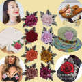 Chuanghao Colorful Multi-layer 3D Embroidery Applique DIY Decoration Clothing Accessories Shoe Flower. 