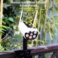 Human Body Induction Bidirectional Clip Solar Motion Sensor Light 3 Modes 360° Adjustable Outdoor Light Wireless Simulation Camera Fence Clip On Light Street Lighting. 
